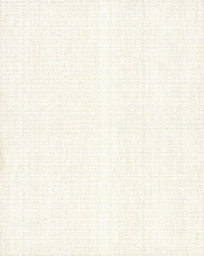 York Textural Linen White Wallpaper