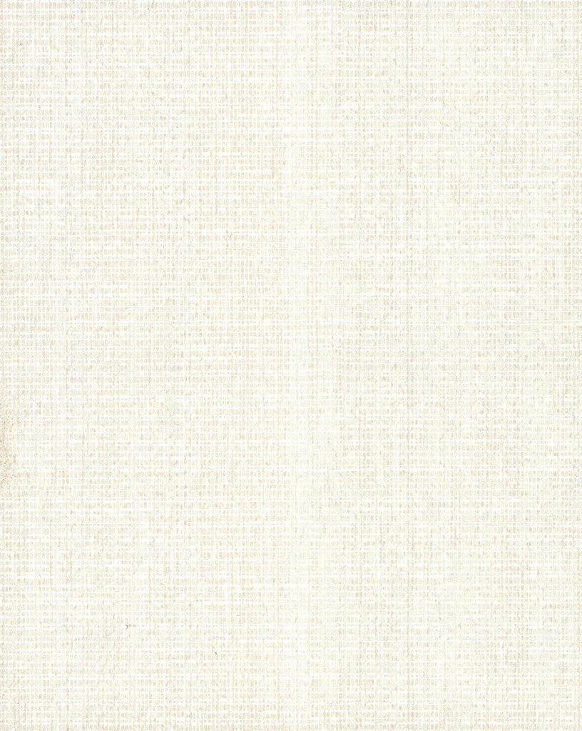 York Textural Linen White Wallpaper