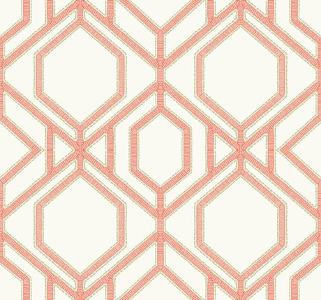 York Sawgrass Trellis Corla Wallpaper