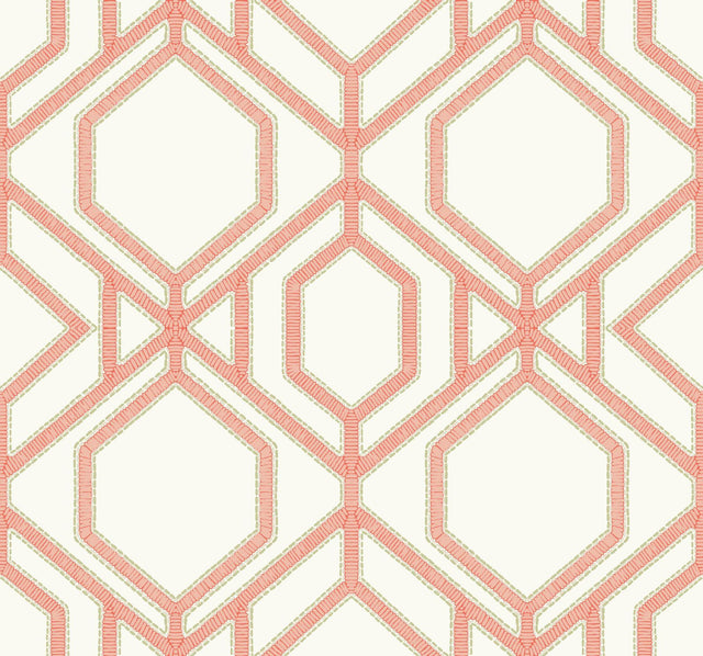 York Sawgrass Trellis Corla Wallpaper