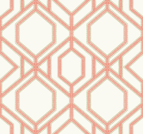 York Sawgrass Trellis Corla Wallpaper