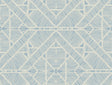 York Diamond Macrame Blue Wallpaper