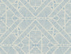 York Diamond Macrame Blue Wallpaper