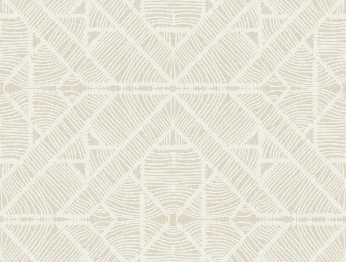 York Diamond Macrame Beige Wallpaper