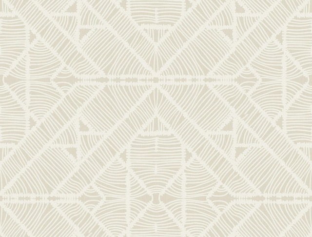 York Diamond Macrame Beige Wallpaper