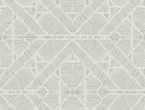 York Diamond Macrame Gray Wallpaper