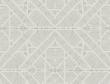 York Diamond Macrame Gray Wallpaper