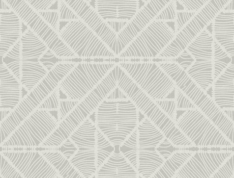 York Diamond Macrame Gray Wallpaper