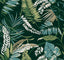 York Tropical Toss Dark Green Wallpaper