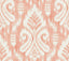 York Hawthorne Ikat Coral Wallpaper