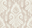 York Hawthorne Ikat Taupe Wallpaper