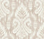 York Hawthorne Ikat Taupe Wallpaper