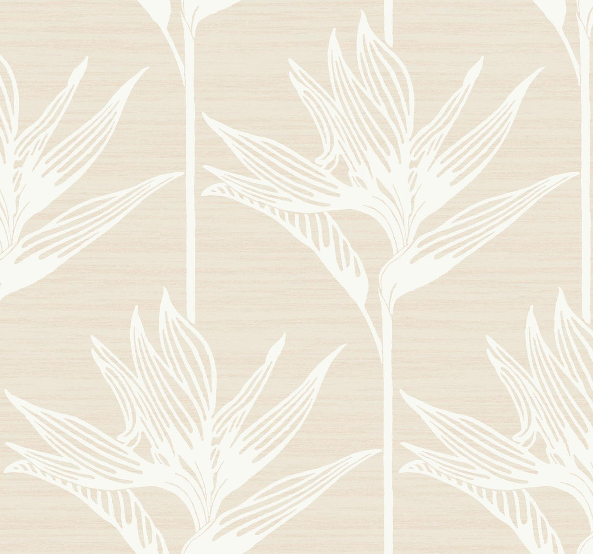 York Bird Of Paradise White Wallpaper
