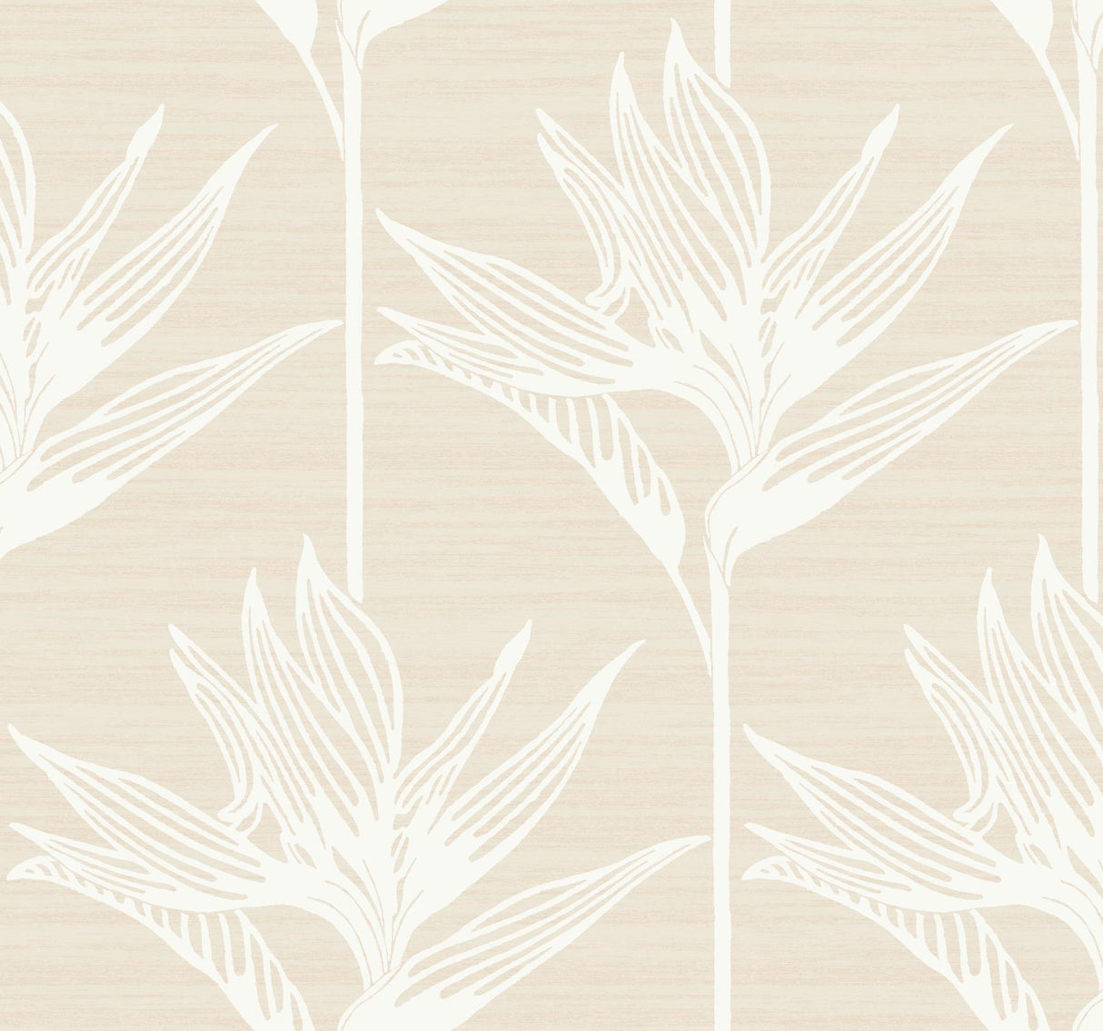 York Bird Of Paradise White Wallpaper