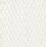 York Palm Chevron White/Silver Wallpaper