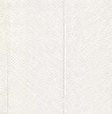 York Palm Chevron White/Silver Wallpaper