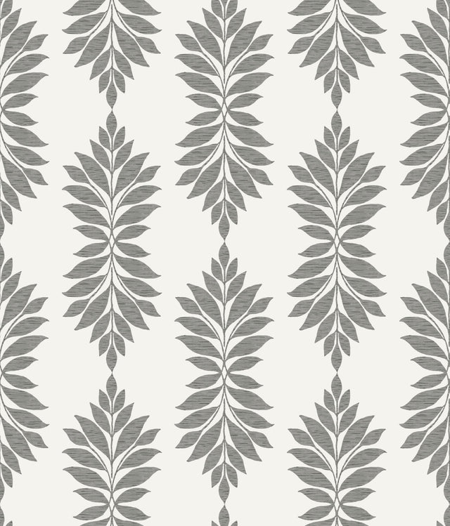 York Broadsands Botanica Gray/Off White Wallpaper