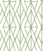 York Riviera Bamboo Trellis Green Wallpaper