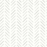 York Painted Herringbone Gray Wallpaper
