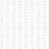 York Painted Herringbone Gray Wallpaper