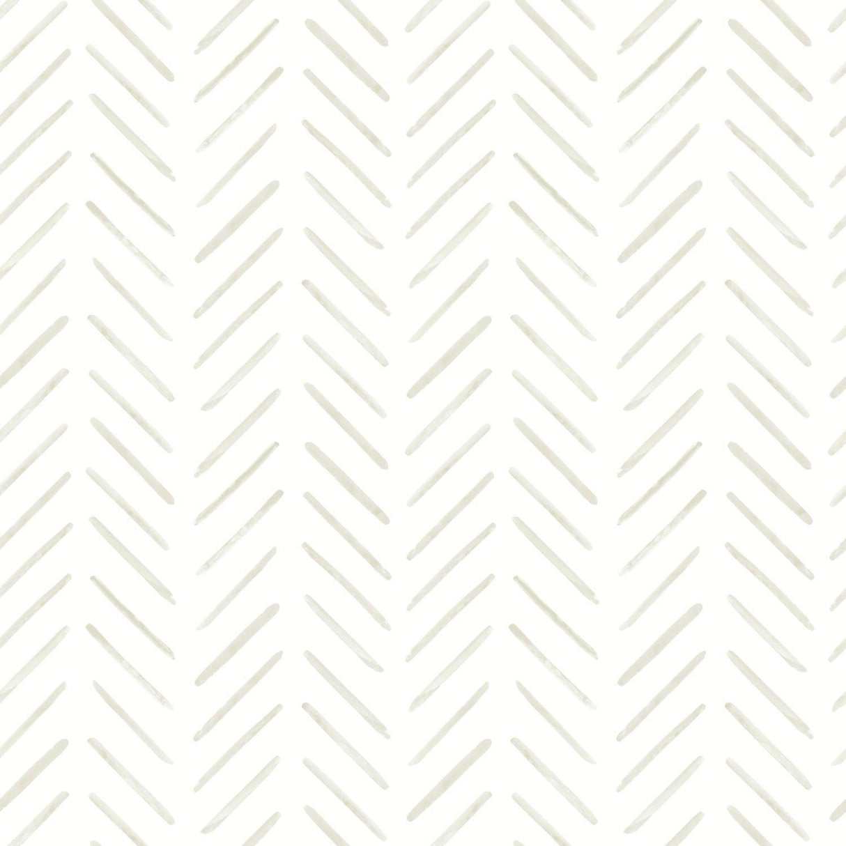 York Painted Herringbone Off White Wallpaper