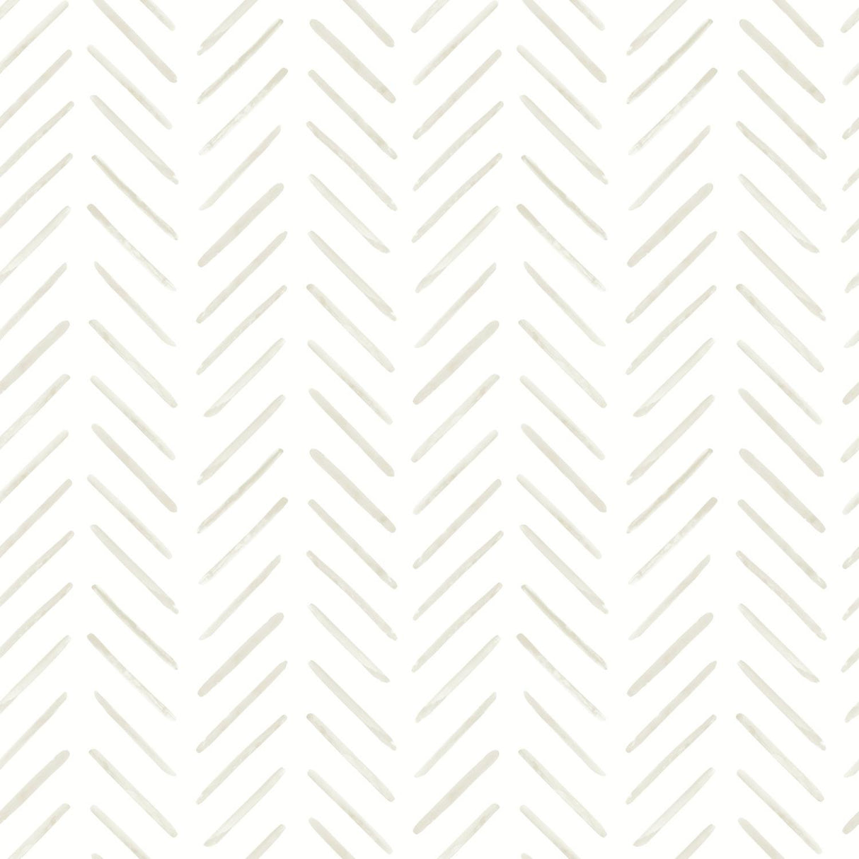 York Painted Herringbone Off White Wallpaper