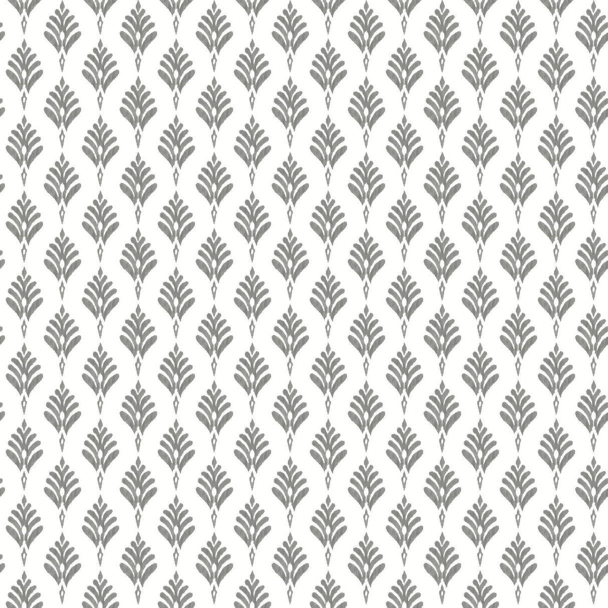 York French Scallop Gray Wallpaper