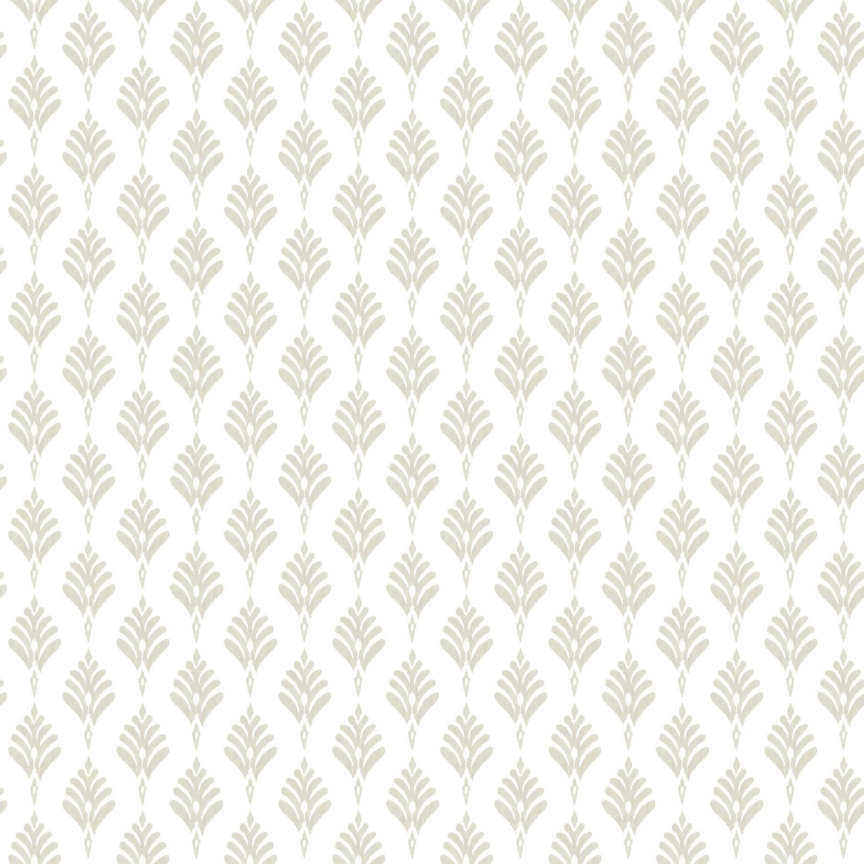 York French Scallop Off White Wallpaper