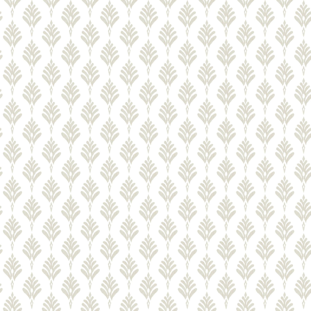 York French Scallop Off White Wallpaper