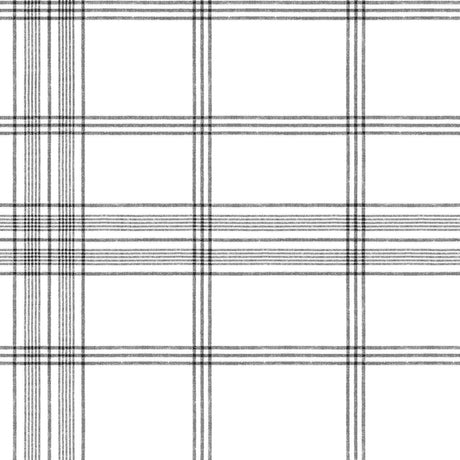 York Charter Plaid Black Wallpaper