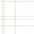 York Charter Plaid Off White Wallpaper