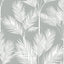 York King Palm Silhouette Gray Wallpaper