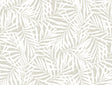 York Oahu Fronds Cream/Off White Wallpaper