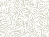 York Oahu Fronds Cream/Off White Wallpaper