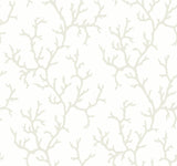 York Coral Island White Wallpaper