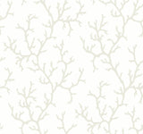 York Coral Island White Wallpaper
