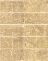 Ronald Redding Designs Metal Leaf Squares Gold Wallpaper