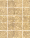 Ronald Redding Designs Metal Leaf Squares Gold Wallpaper