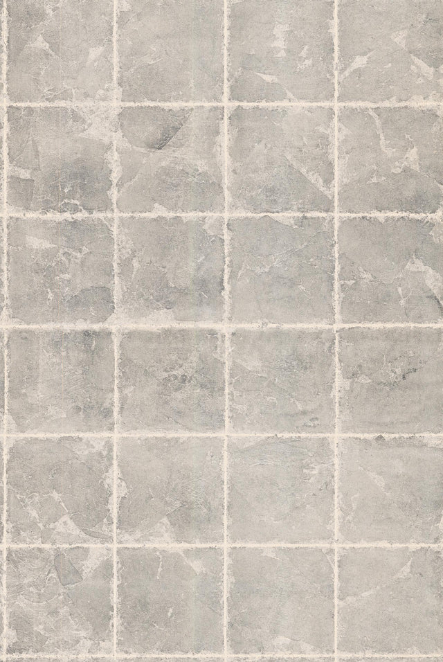 Ronald Redding Designs Metal Leaf Squares Black Wallpaper