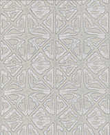 Ronald Redding Designs Empire Diamond Silver/Taupe Wallpaper