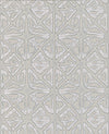 Ronald Redding Designs Empire Diamond Silver/Taupe Wallpaper