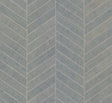 Ronald Redding Designs Atelier Herringbone Light Gray Wallpaper