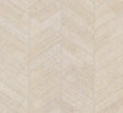 Ronald Redding Designs Atelier Herringbone White Wallpaper
