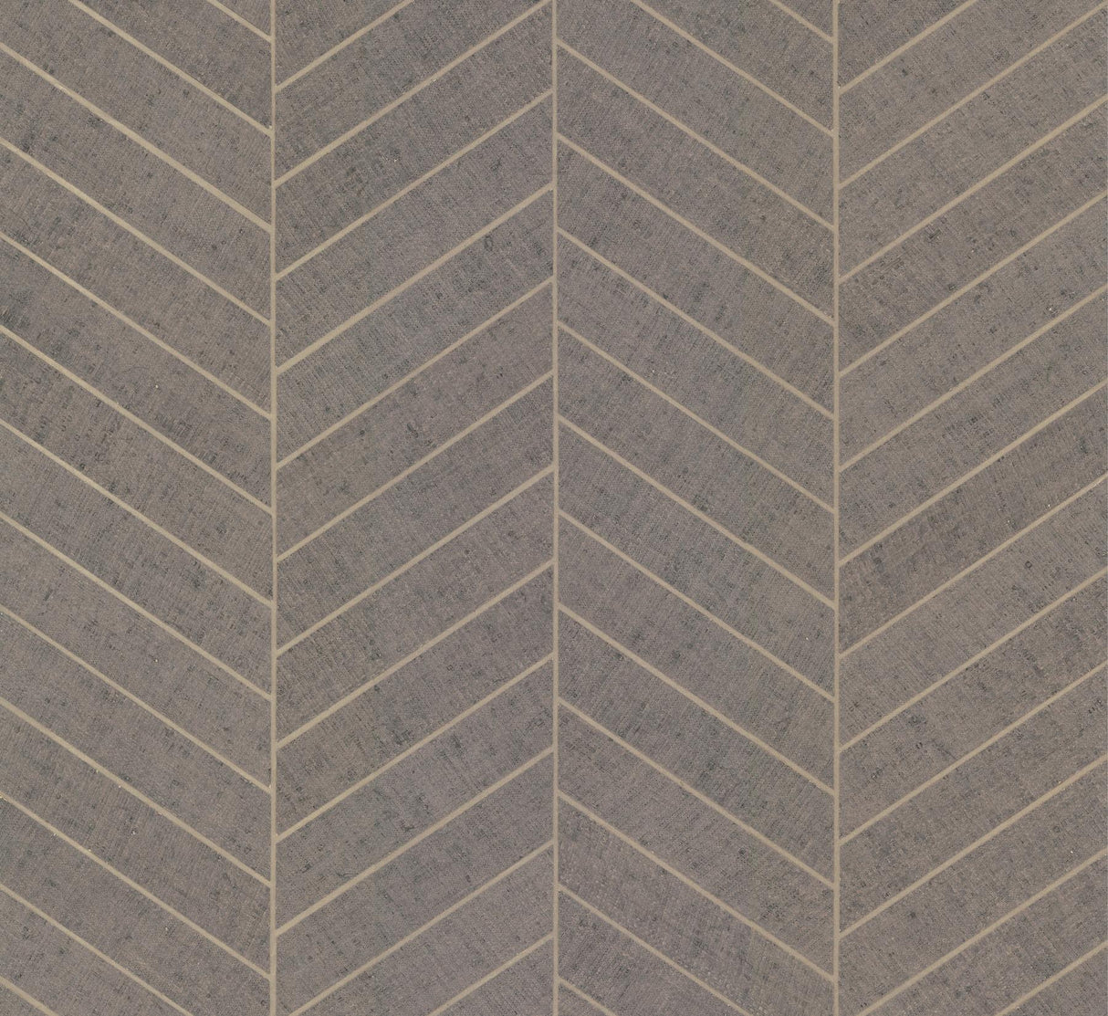 Ronald Redding Designs Atelier Herringbone Gray Wallpaper