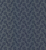 Ronald Redding Designs Dynastic Lattice Navy Wallpaper