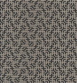 Ronald Redding Designs Dynastic Lattice Black Wallpaper