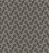 Ronald Redding Designs Dynastic Lattice Black Wallpaper