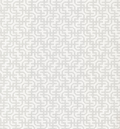 Ronald Redding Designs Dynastic Lattice White Wallpaper