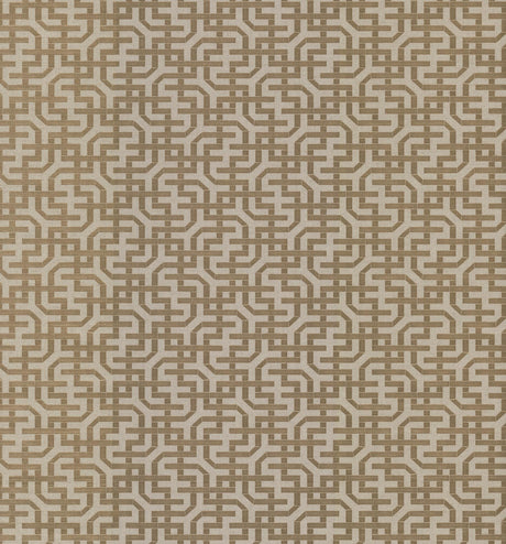 Ronald Redding Designs Dynastic Lattice Gold Wallpaper