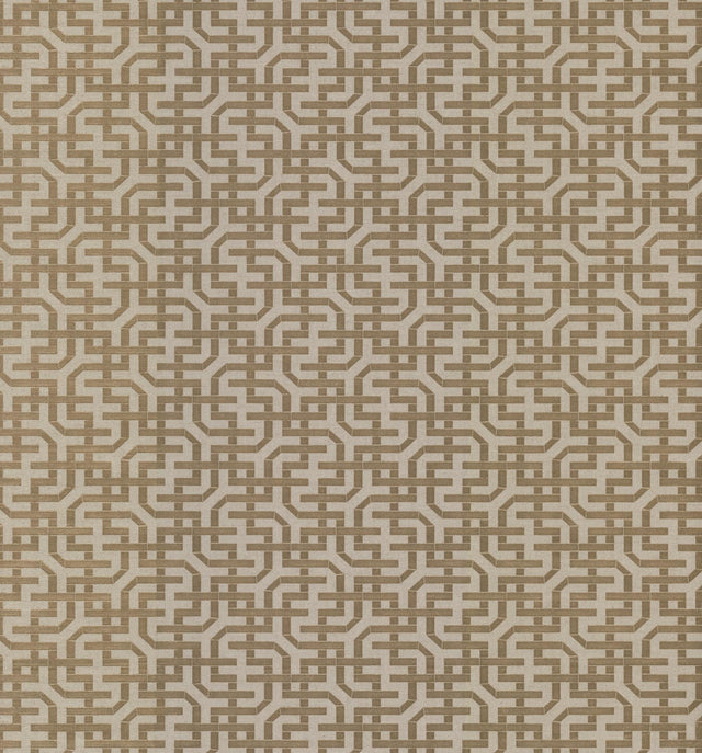 Ronald Redding Designs Dynastic Lattice Gold Wallpaper